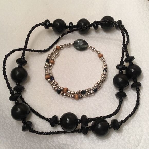 2 Pc Necklace and Bracelet Set - Picture 1 of 5